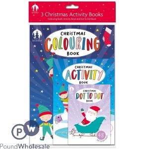 Festive Wonderland Christmas Activity Books 3 Pack