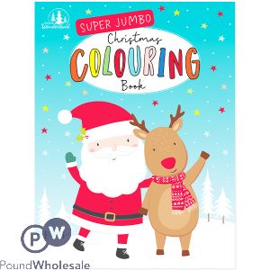Festive Wonderland Super Jumbo Christmas Colouring Book