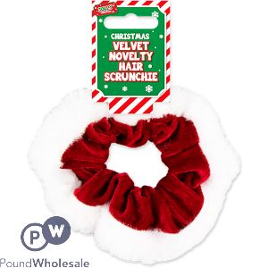 Christmas Velvet Hair Scrunchie