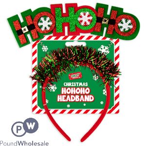 Christmas Novelty Ho Ho Ho Head Boppers