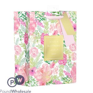 Giftmaker Floral Spring Gift Bag Medium