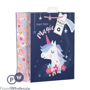 Giftmaker Magical Unicorn Gift Bag Medium