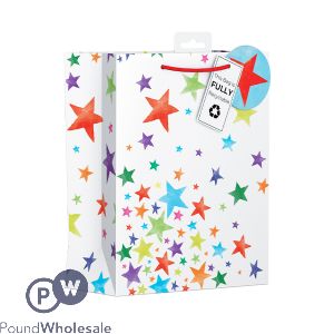Giftmaker Bright Stars Recyclable Gift Bag Medium