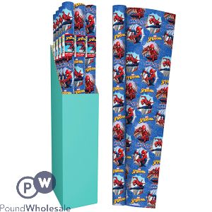 Marvel Spider-man Gift Wrap 69cm X 2m Cdu