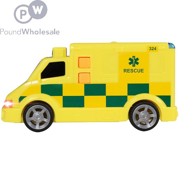 Yellow ambulance hot sale toy