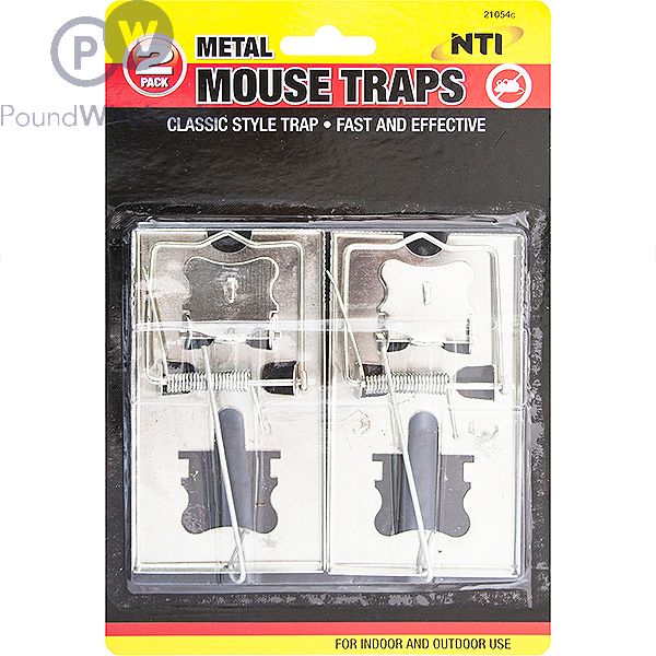 Pestshield Metal Mouse traps 2Pack