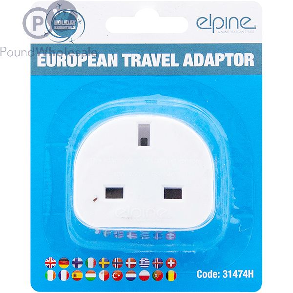 Uk To European Plug Adapter,2pcs Adapter Plug Uk To Europe,european Plug  Adapterperfect Travel Accessories Holiday Essentials