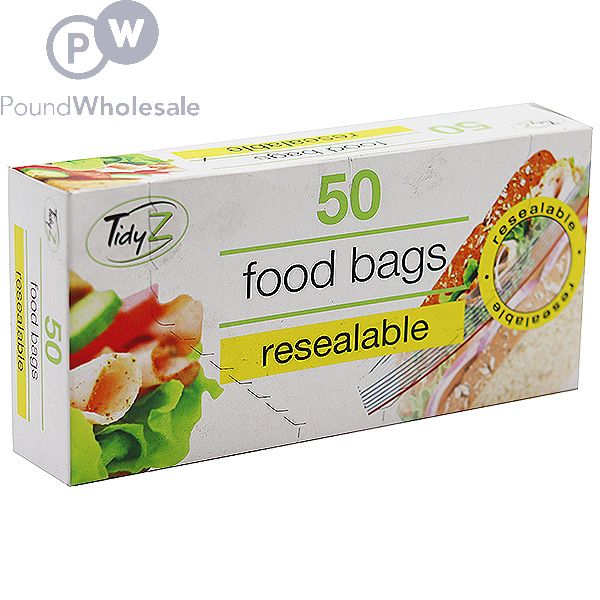 Reclosable food clearance bags