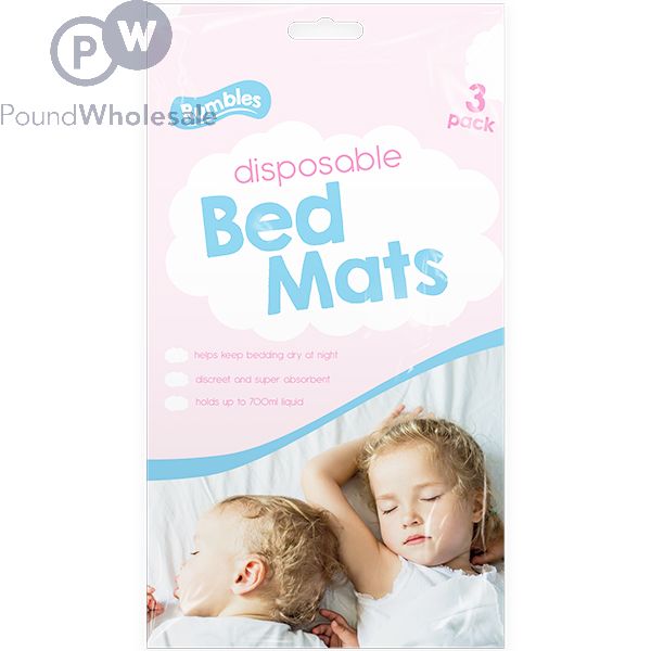 Wholesale Rumbles Disposable Bed Mats 3 Pack Pound Wholesale