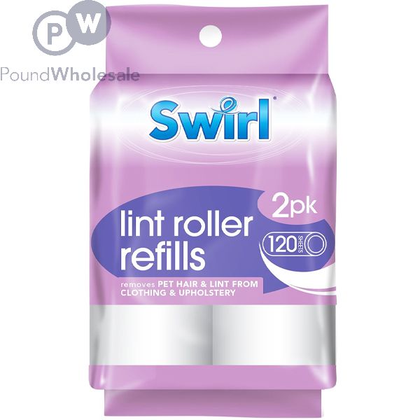 Swirl Lint Roller - 2 Pack