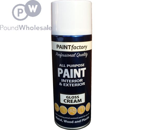 Wholesale All Purpose Light Cream Spray Paint 400ml (metal,wood And ...