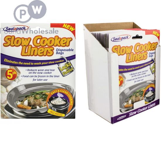 Wholesale Sealapack Slow Cooker Liners 5 Pack Cdu Pound Wholesale