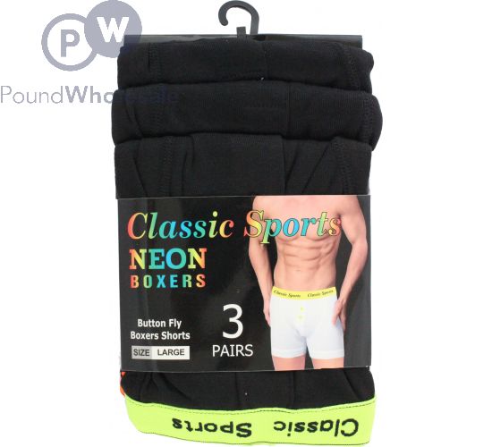 classic sports boxer shorts