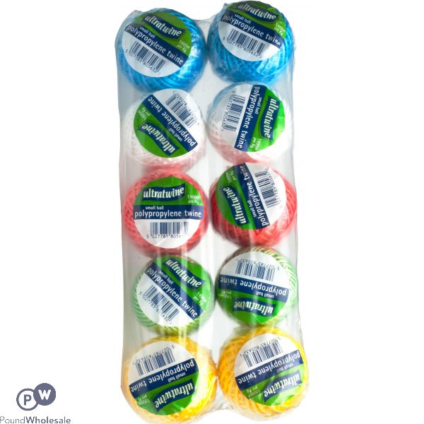 Ultratwine Polypropylene Twine Assorted Colours