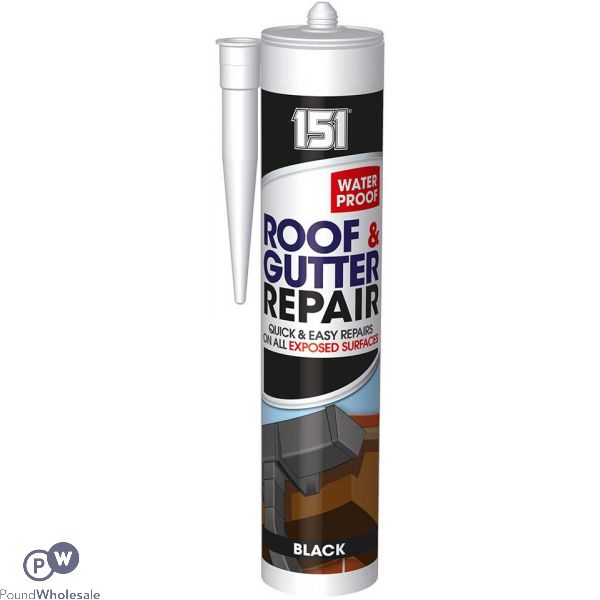 151 Roof & Gutter Repair Sealant Black 280ml