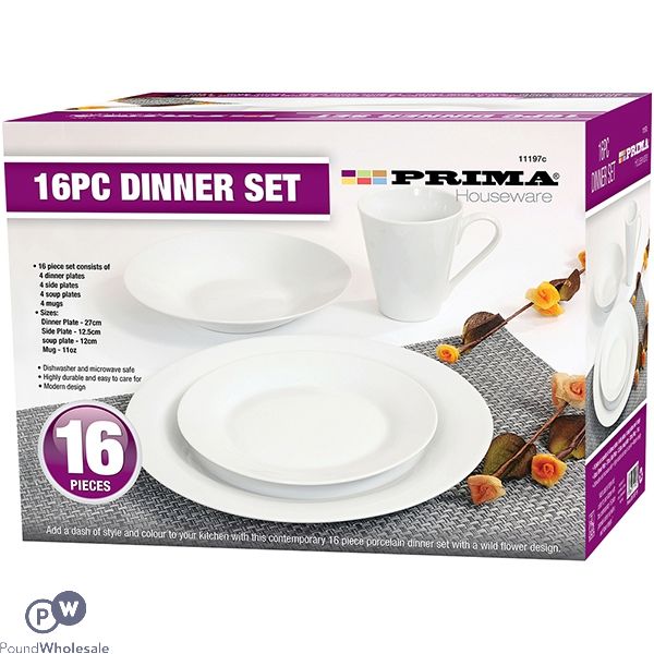 PRIMA DINNER SET 16PC