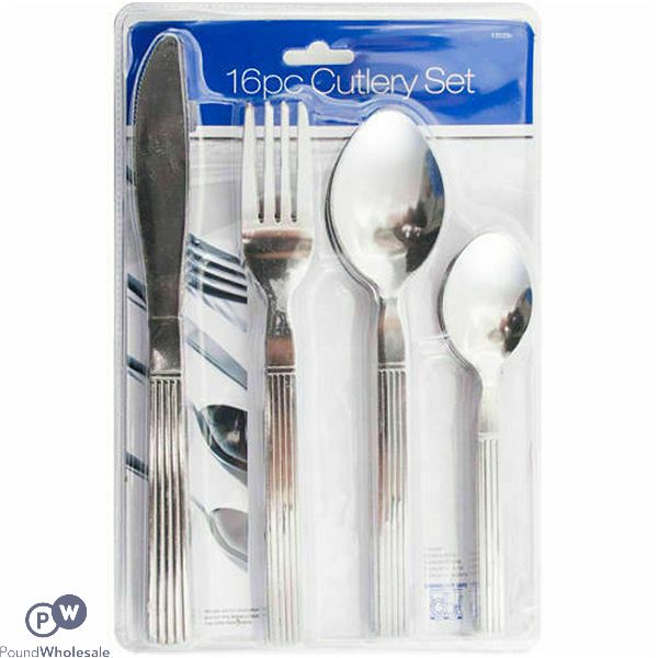 Stainless Steel Cutlery Set 16pc