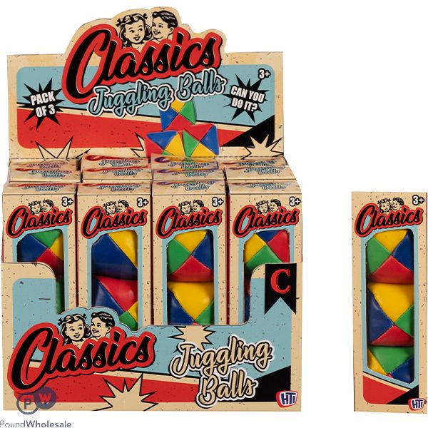 Classics Juggling Balls 3 Pack CDU