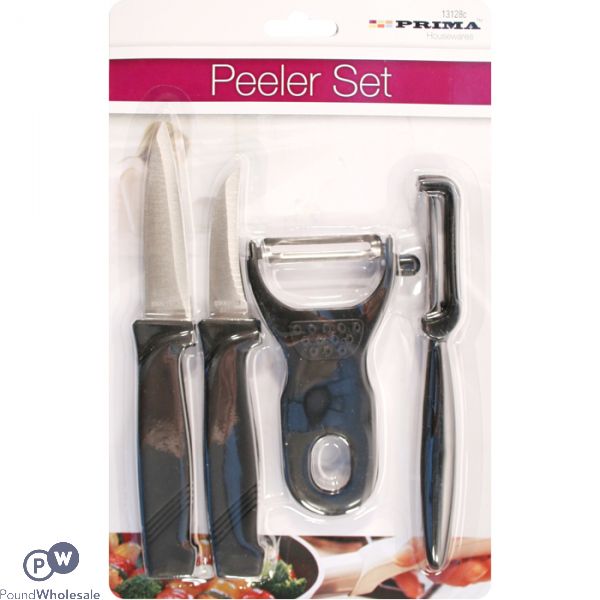 Prima Knife & Peeler Set 4pc