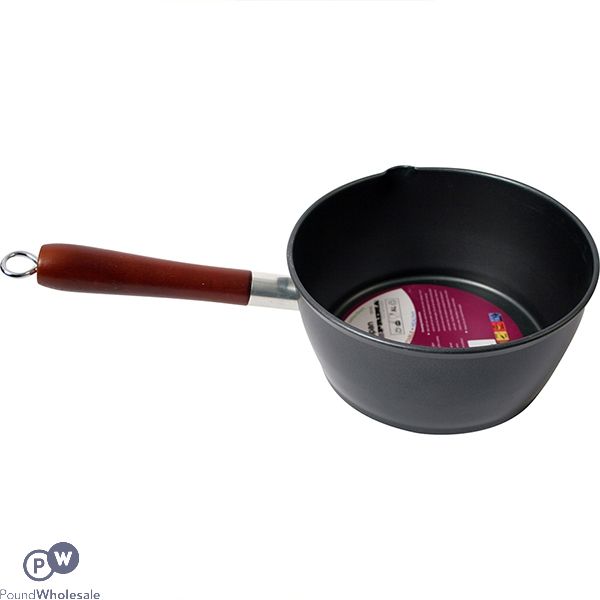 PRIMA NON-STICK WOODEN HANDLE MILK PAN 20CM 2.7L