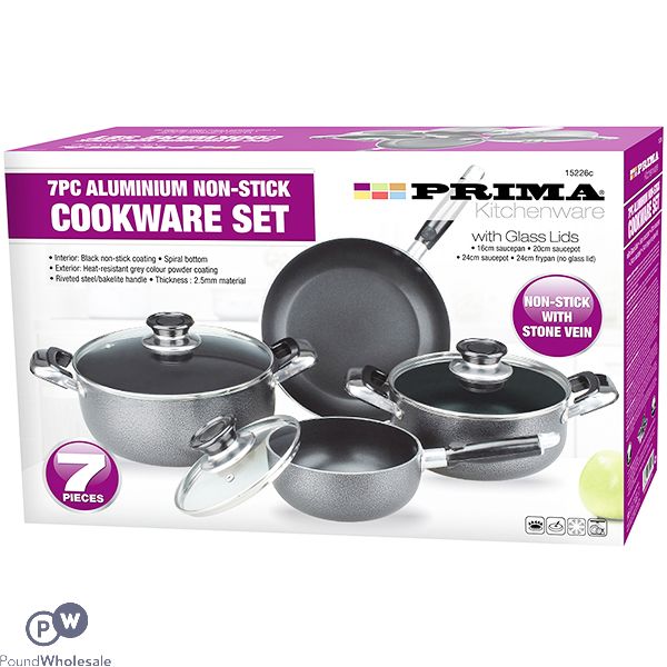 Dropship Primaware 18 Piece Non-stick Cookware Set, Steel Gray to Sell  Online at a Lower Price