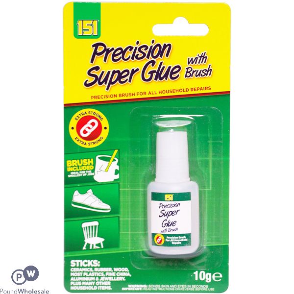 151 Precision Super Glue With Brush 10g