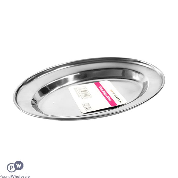 Prima Stainless Steel Oval Plate 20cm