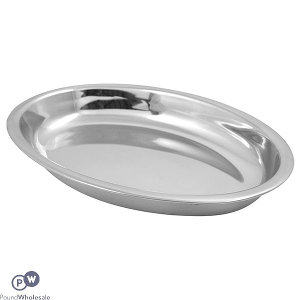 Prima Stainless Steel Oval Bowl 19cm