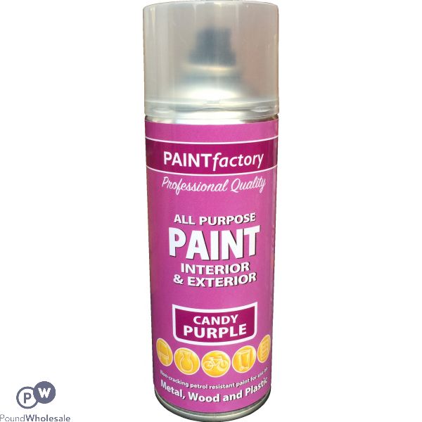 Proper Purple Spray Paint 400ml All Purpose Car Metal Wood Plastic Gloss  Finish