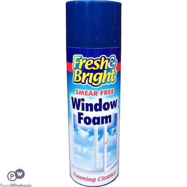 Fresh & Bright Smear Free Window Foam 500ml