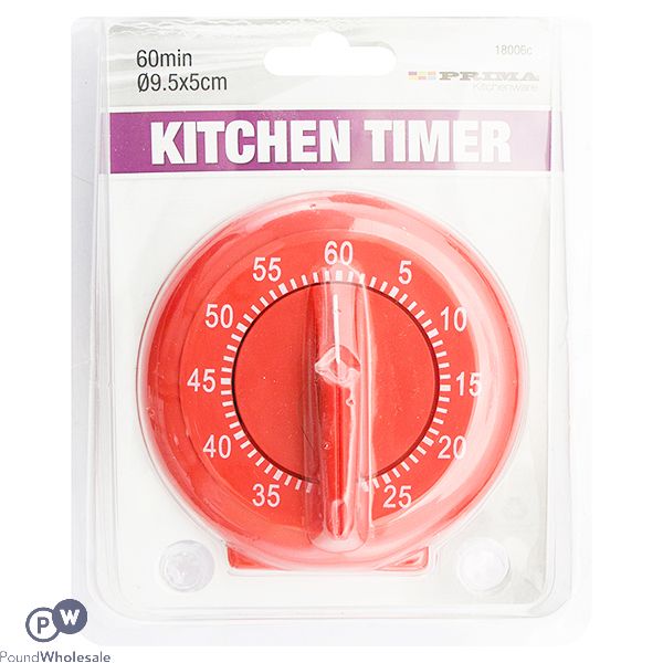 Prima Red 60-Minute Kitchen Timer