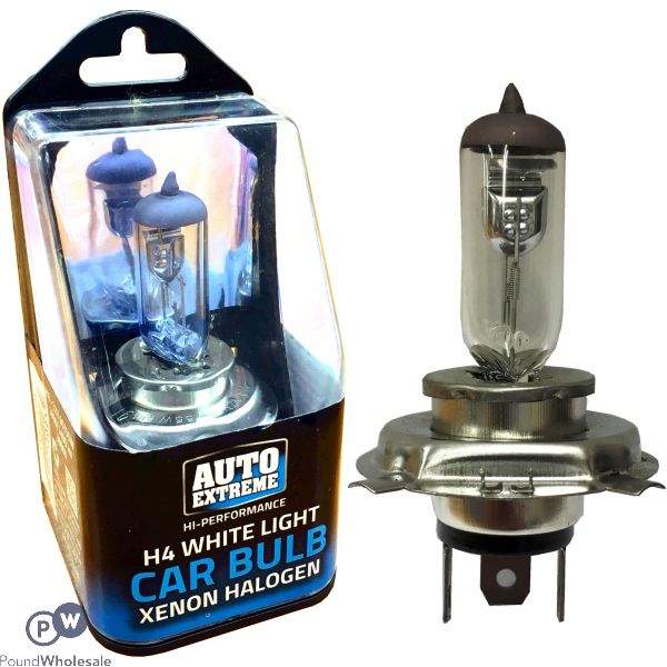 H4 White Light Car Bulb