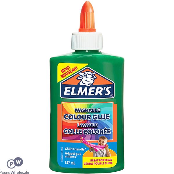 Elmer's Washable Colour Glue Green 147ml