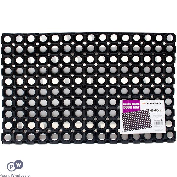 Prima Hollow Rubber Door Mat 40 X 60cm