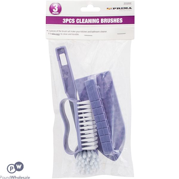 Prima Assorted Cleaning Brushes 3pc