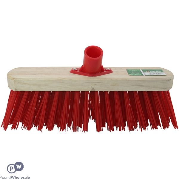 Marksman Stiff Red PVC Broom Head 12"