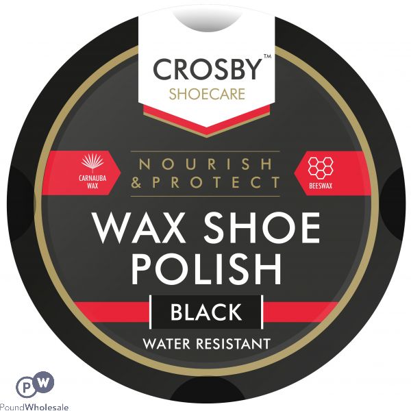 Crosby Black Wax Shoe Polish