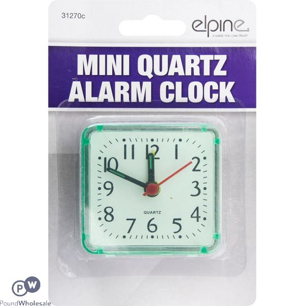 Elpine Mini Quartz Alarm Clock