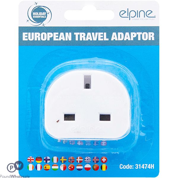 Elpine European Travel Adapter