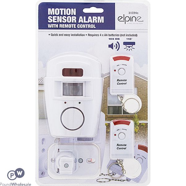 Elpine Motion Sensor Alarm With Remote Control