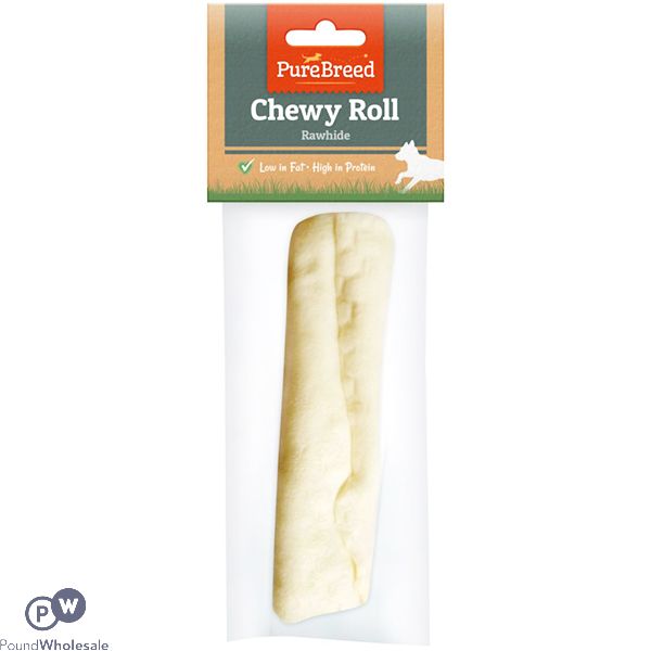 Pure Breed Rawhide Chewy Roll Dog Treat