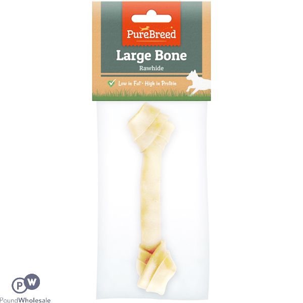 Pure Breed Large Rawhide Dog Bone 70g