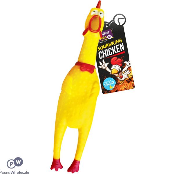 Cooper & Pals Squawking Chicken Dog Toy