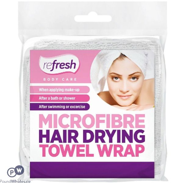 Refresh Microfibre Hair Drying Towel Wrap