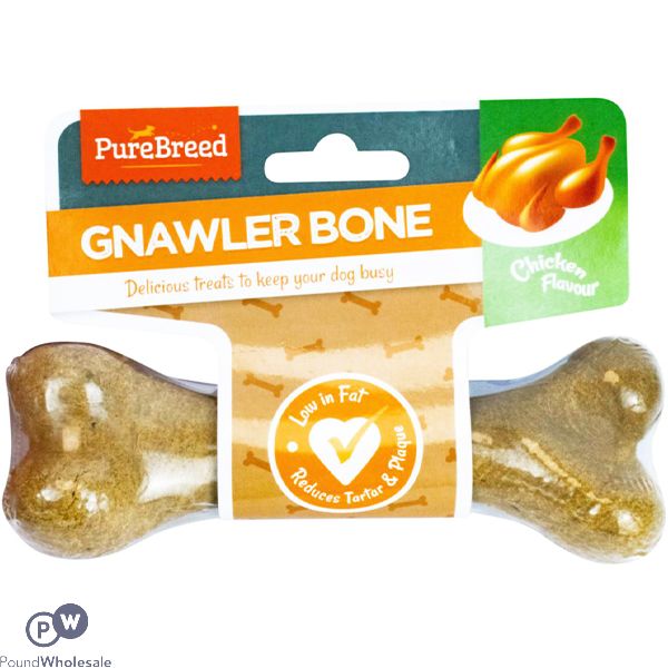 Pure Breed Chicken Gnawler Dog Bone 105g