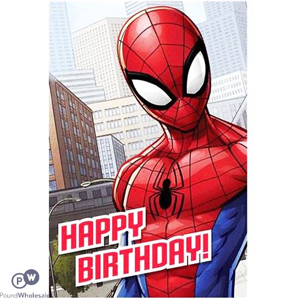 Marvel Spider-Man Birthday Card