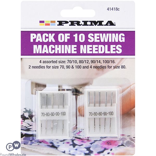 Prima Sewing Machine Needles Set 10pc