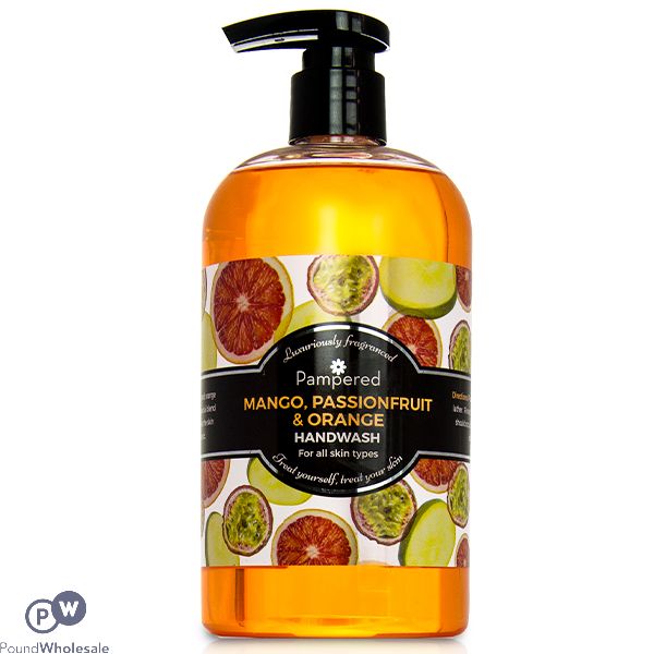 Pampered Mango, Passionfruit & Orange Fragrance Handwash 500ml