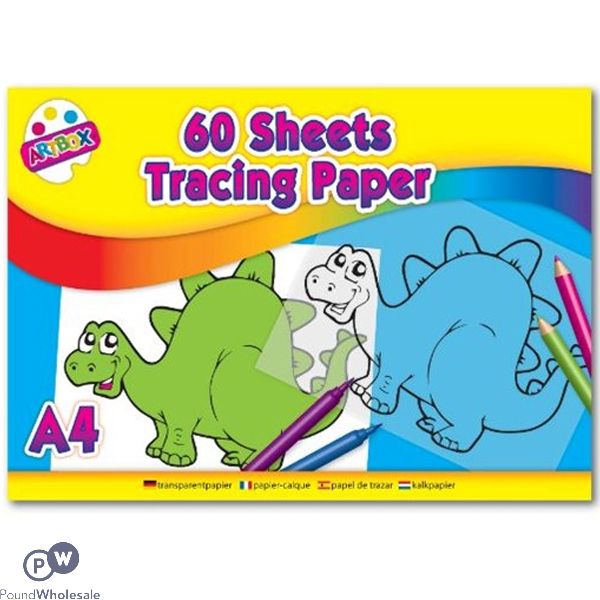 60 Sheet A4 Tracing Paper Pad