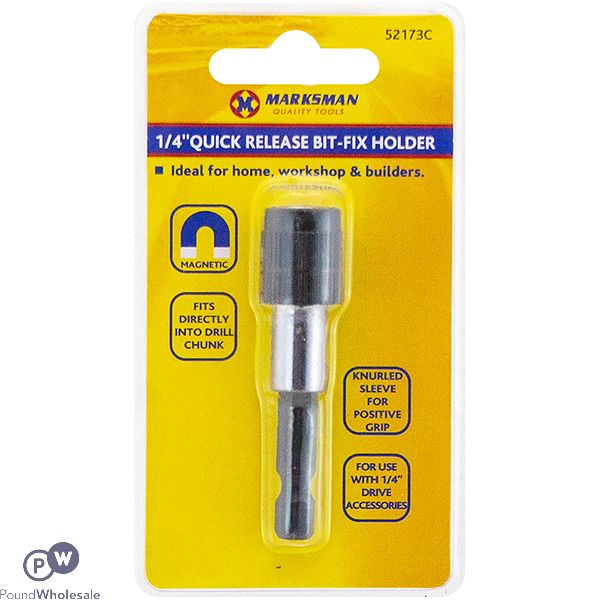 Marksman 1/4" Quick Release Bit-fix Holder